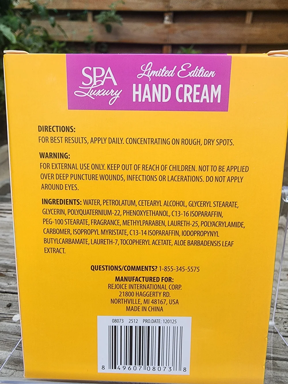 Spa Luxury Brazilian Body Butter & Limited Edition Hand Cream Set